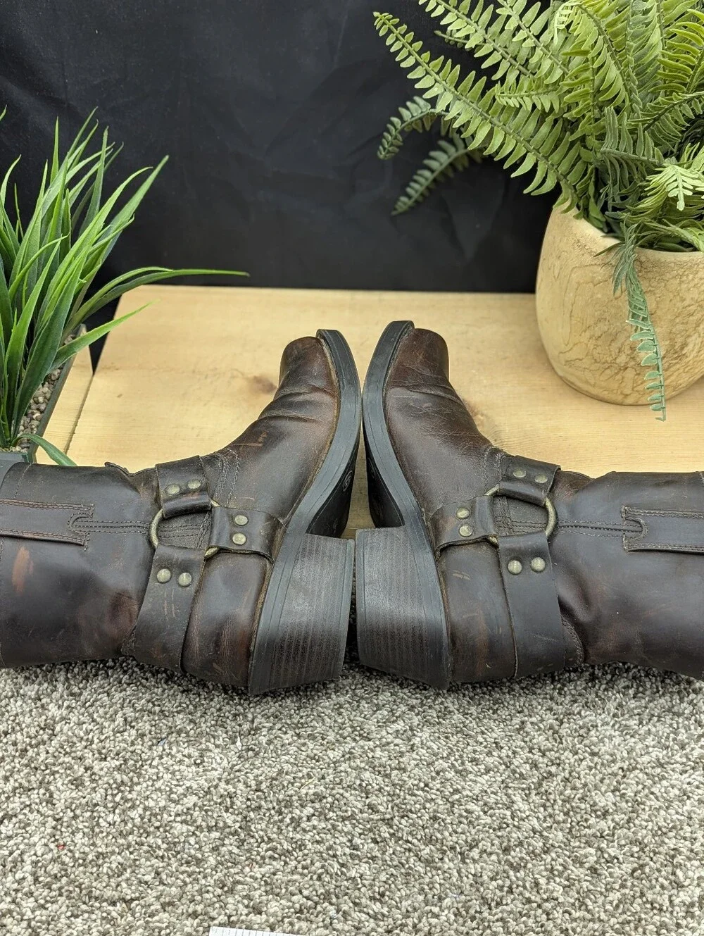 Cabela's Harness Riding Women's Size 8 Leather Slip On Boots